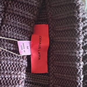 Eckhaus Latta Deep Purple Knitwear